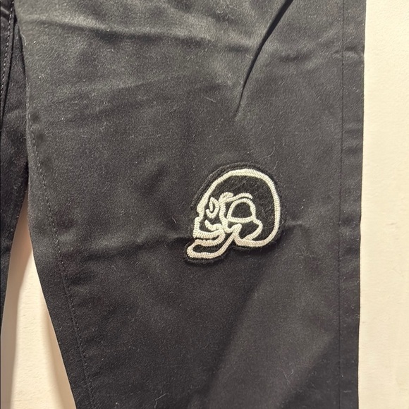 NWT RVCA Black Embroidered Pants size 25. RARE. Anthro Colab - Picture 7 of 9